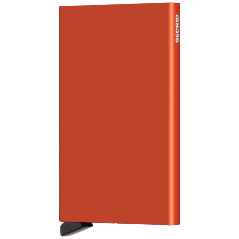 Porte-cartes en aluminium orange SECRID Cloane Vannes