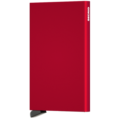 Porte-cartes en aluminium Rouge SECRID CARDPROTECTOR Cloane Vannes