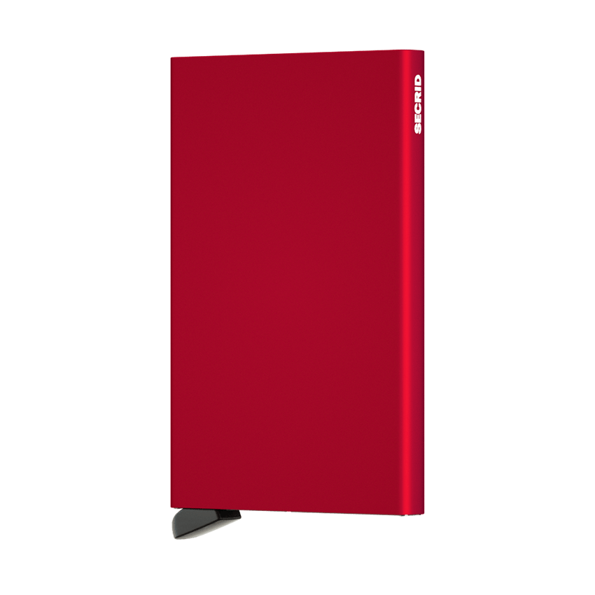Porte-cartes en aluminium Rouge SECRID CARDPROTECTOR Cloane Vannes