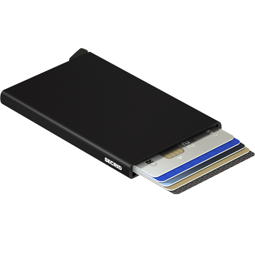 Porte-cartes en aluminium Noir SECRID CARDPROTECTOR Cloane Vannes
