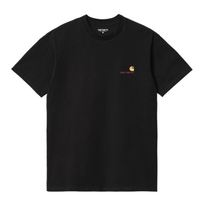 Tee Shirt Homme Carhartt Wip American Script Noir Cloane Vannes