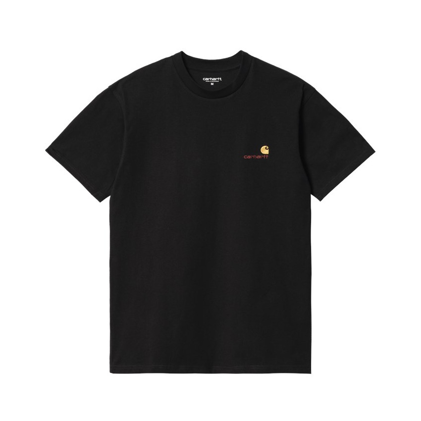 Tee Shirt Homme Carhartt Wip American Script Noir Cloane Vannes