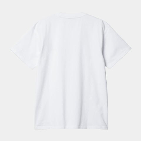 Tee Shirt Homme Carhartt Wip American Script Blanc Cloane Vannes