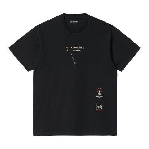 Tee shirt Homme Carhartt Wip S/S Connect noir Cloane Vannes