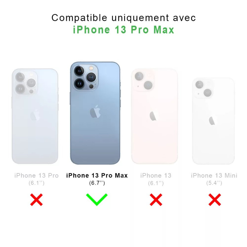 Coque Anneaux iPhone 13 Pro Max Transparent La Coque Française Cloane Vannes