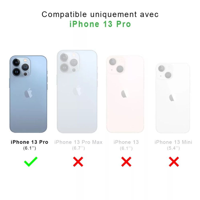 Coque Anneaux iPhone 13 Pro Transparent La Coque Française Cloane Vannes