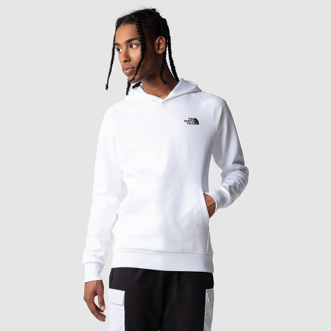 Sweat à capuche Homme The North Face Raglan RedBox Blanc et Noir Cloane Vannes