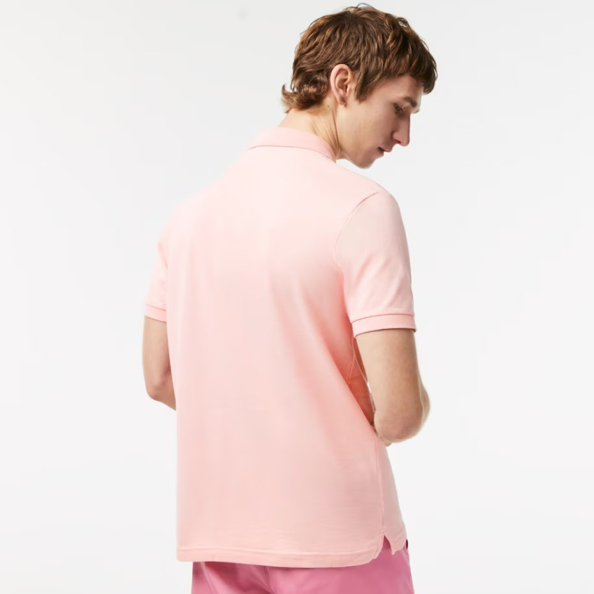 Polo Homme LACOSTE Slimfit Rose Cloane Vannes