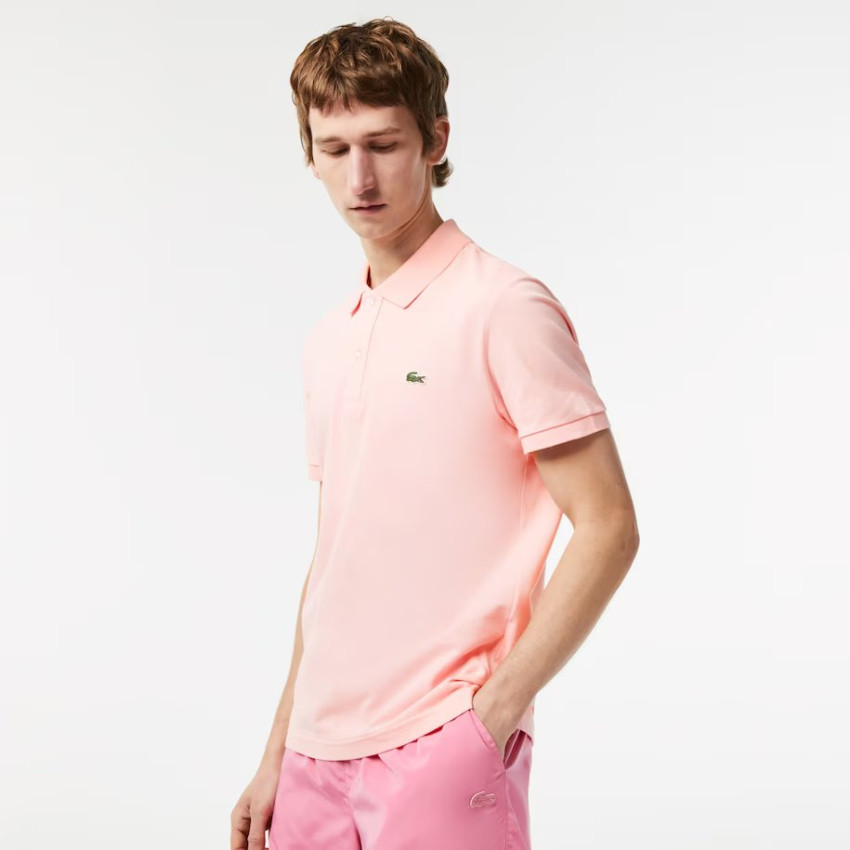 Polo Homme LACOSTE Slimfit Rose Cloane Vannes