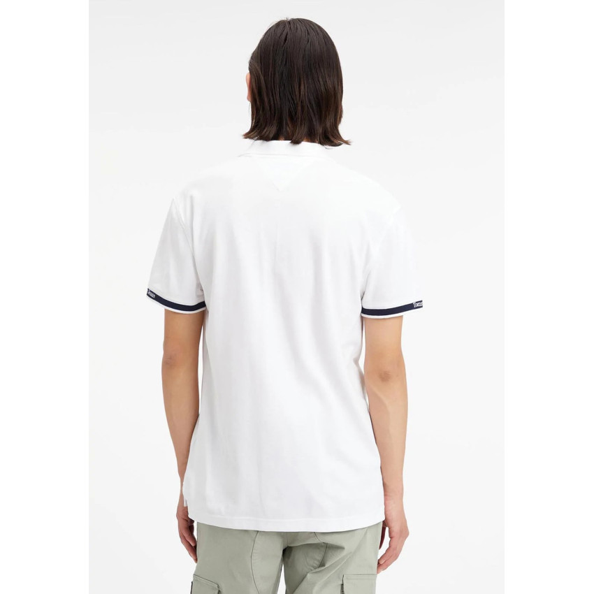 Polo Homme Tommy Hilfiger Jeans ESSENTIAL Blanc Cloane Vannes