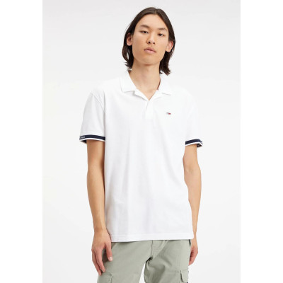 Polo Homme Tommy Hilfiger Jeans ESSENTIAL Blanc Cloane Vannes