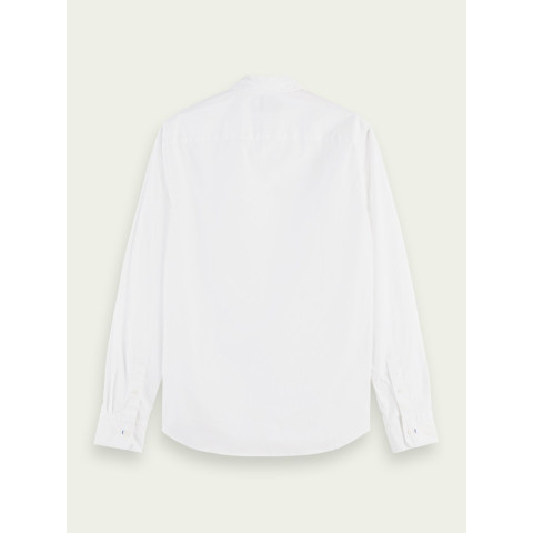 Chemise Homme SCOTCH & SODA Solid Essentiel Blanc Cloane Vannes