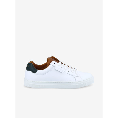 Sneakers SCHMOOVE Homme SPARK CLAY Blanc, Marron et Vert Cloane Vannes