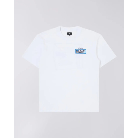Tee-shirt Homme EDWIN Postal Blanc Cloane Vannes