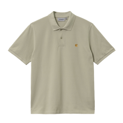 Polo Homme Carhartt-Wip CHASE Vert Clair Cloane Vannes