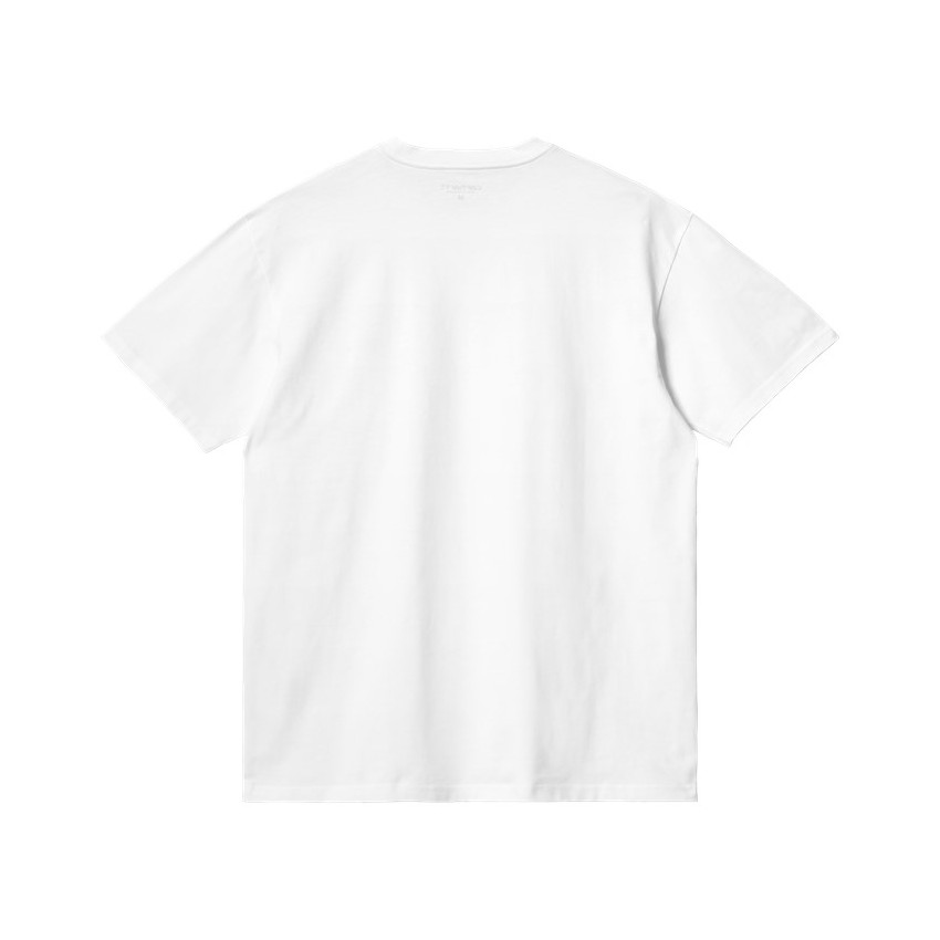 Tee-shirt Homme Carhartt-Wip CHASE Blanc Cloane Vannes