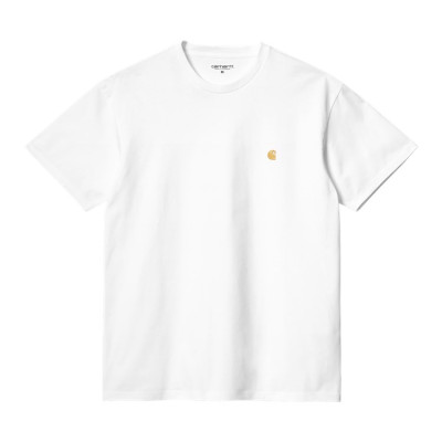 Tee-shirt Homme Carhartt-Wip CHASE Blanc Cloane Vannes