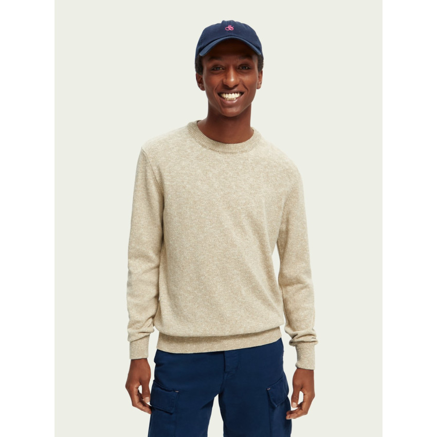 Pull Homme SCOTCH & SODA Chiné Beige Cloane Vannes