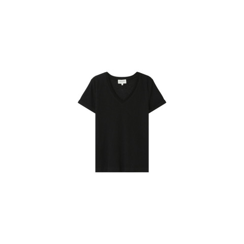 Tee-shirt Femme en col V Grace & Mila ISIDORE Noir Cloane Vannes
