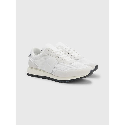 Baskets Homme Tommy Hilfiger Jeans RUNNING Blanc Cloane Vannes