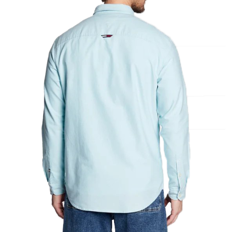 Chemise Homme Tommy Hilfiger Jeans CLASSIC OXFORD Bleu Ciel Cloane Vannes