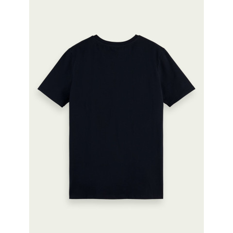 T-Shirt Homme Scotch &amp; Soda NOOS Bleu Marine Cloane Vannes