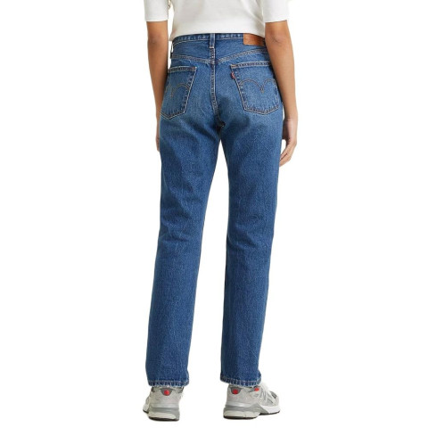 Jean Femme Levi's® 501® Original Medium Indigo Worn In - Bleu Denim 12501 0400 ERIN CANT Cloane Vannes