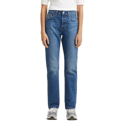 Jean Femme Levi's® 501® Original Medium Indigo Worn In - Bleu Denim 12501 0400 ERIN CANT Cloane Vannes