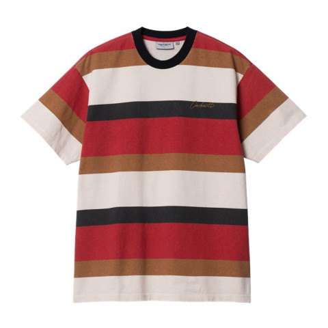 T-Shirt Homme Carhartt Wip CROUSER Rayé Multicolore Cloane Vannes I031782 1IQ