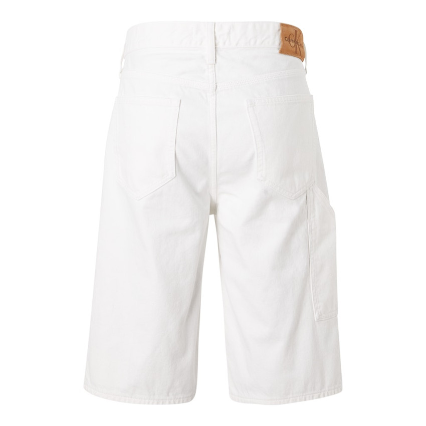 Short Homme Calvin Klein Jeans 90S LOOSE CARPENTER Blanc Cloane Vannes J30J322776 1AA