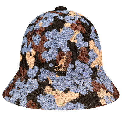 Bob Kangol Mixte NATURE CAMO CASUAL Marron, Bleu, Beige et Noir Cloane Vannes K3622 BROWN CAMO