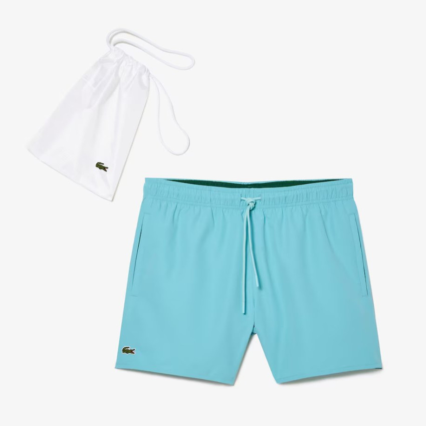 Maillot de Bain Homme LACOSTE Turquoise Cloane Vannes MH6270