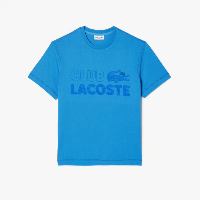 T-Shirt Homme Lacoste CLUB LACOSTE Bleu Cloane Vannes TH5440