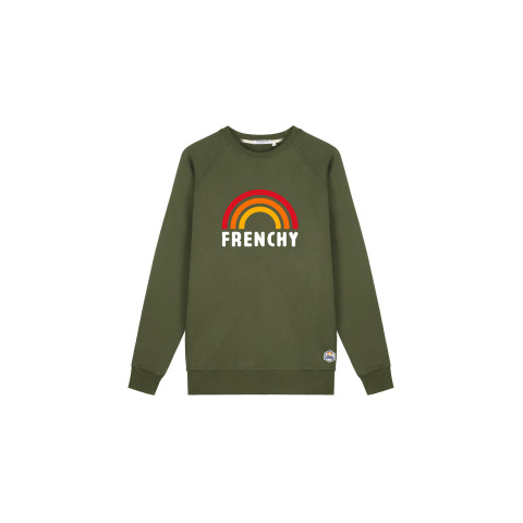 Sweat Homme French Disorder CLYDE FRENCHY Kaki Cloane Vannes