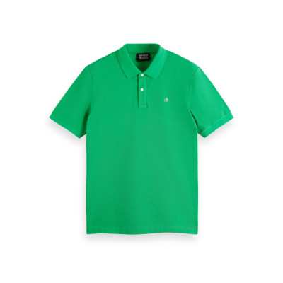 Polo Homme Scotch & Soda ORGANIC PIQUE Vert Cloane Vannes