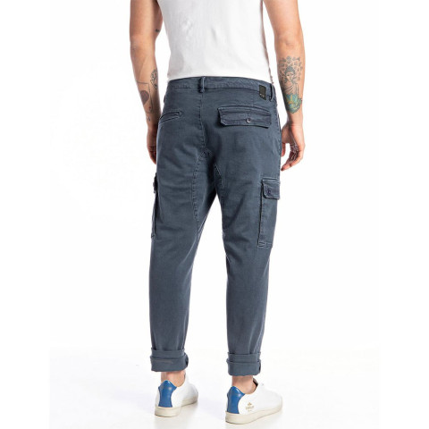Pantalon Cargo Replay Jeans Homme Jaan Bleu Marine Cloane Vannes