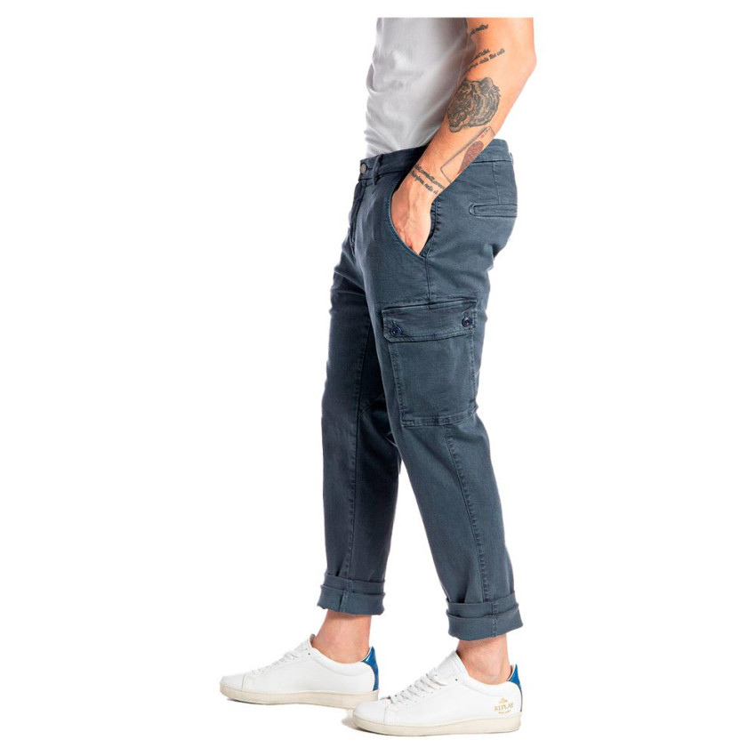 Pantalon Cargo Replay Jeans Homme Jaan Bleu Marine Cloane Vannes