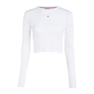 Pull Femme Tommy Hilfiger Jeans BBY ESSENTIAL Blanc Cloane Vannes