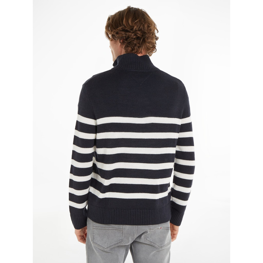 Pull Homme Rayé Tommy Jeans COLORBLOCK Marine Cloane Vannes DM0DM16790