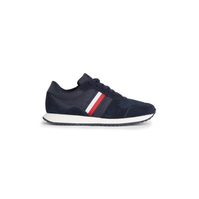 Baskets Homme Tommy Jeans RUNNER EVO MIX Bleu Marine Cloane Vannes FM0FM04699 DW5