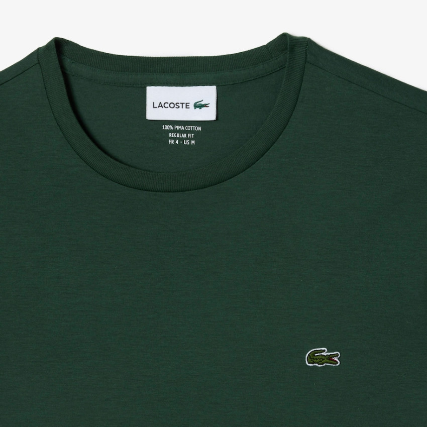 T-Shirt Homme Lacoste BASIC Vert Cloane Vannes TH6709
