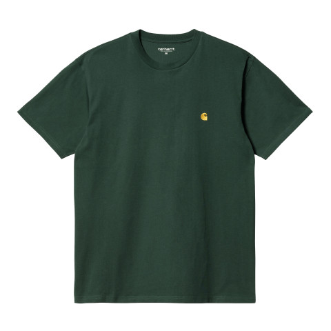 T-Shirt Homme Carhartt Wip CHASE Vert Foncé Cloane Vannes