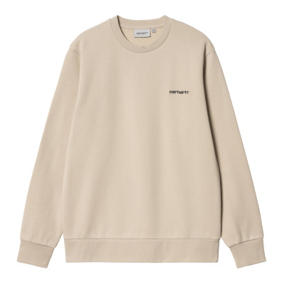 Sweat Homme Carhartt Wip EMBROIDERY Beige Cloane Vannes