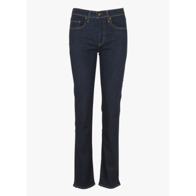 Jean Femme Levi's 724 HIGH RISE STRAIGHT Dark Denim Cloane Vannes 18883 0227 BLUE WAVE