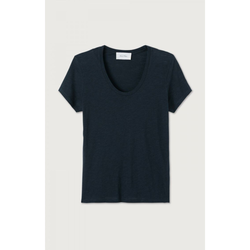 T-Shirt Femme American Vintage JACKSONVILLE Bleu Marine JAC48H23 Cloane Vannes