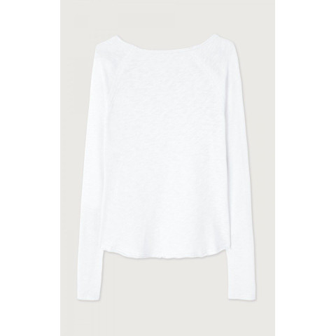 T-Shirt ML Femme American Vintage SONOMA Blanc Cloane Vannes SON31GH23