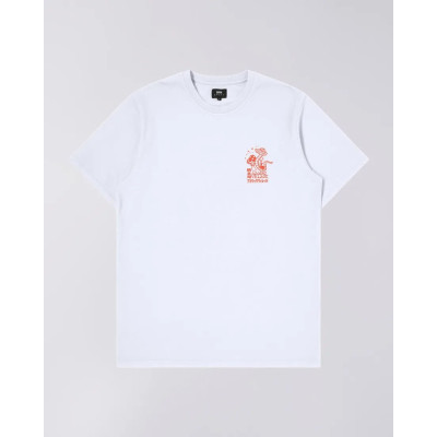 T-Shirt Homme Edwin AGARIC VILLAGE Blanc Cloane Vannes I032552 02