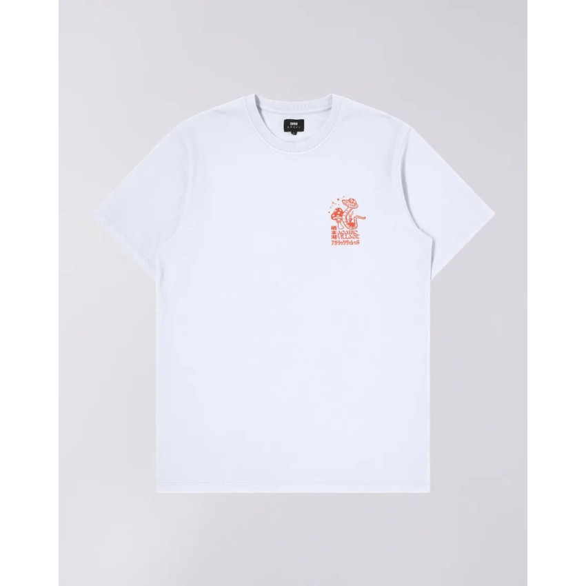 T-Shirt Homme Edwin AGARIC VILLAGE Blanc Cloane Vannes I032552 02