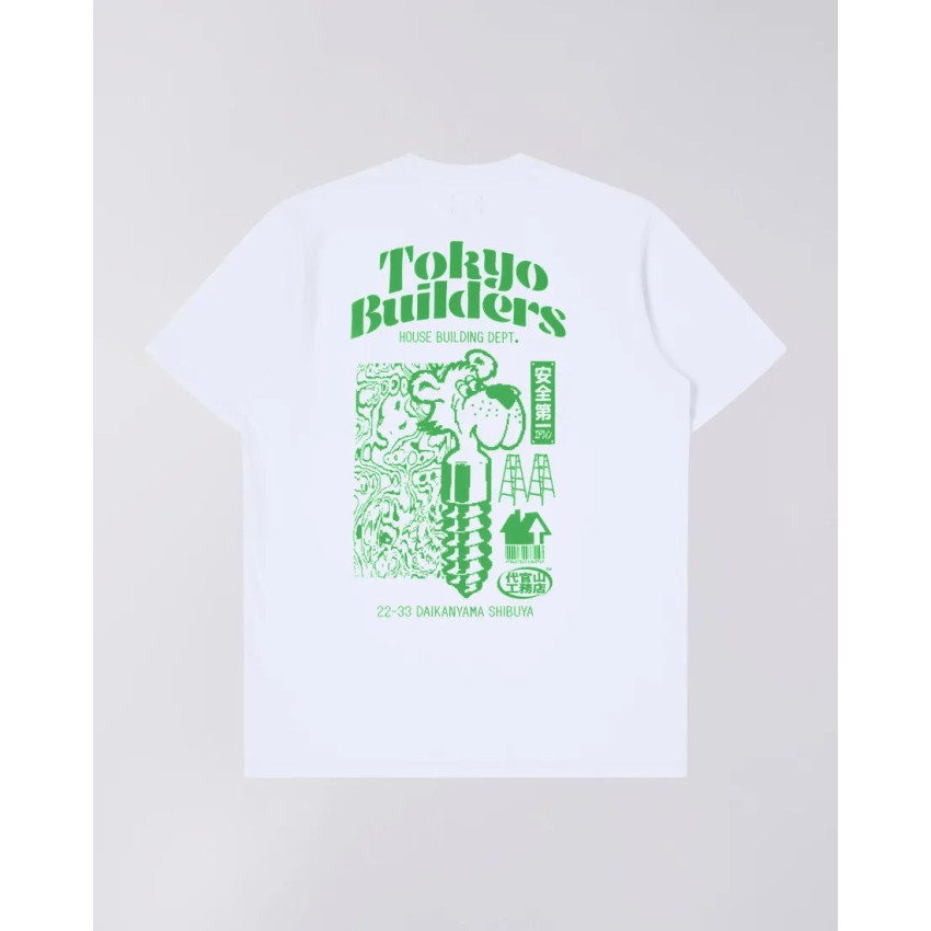T-Shirt Homme Edwin TOKYO BUILDERS Blanc Cloane Vannes I032558 02