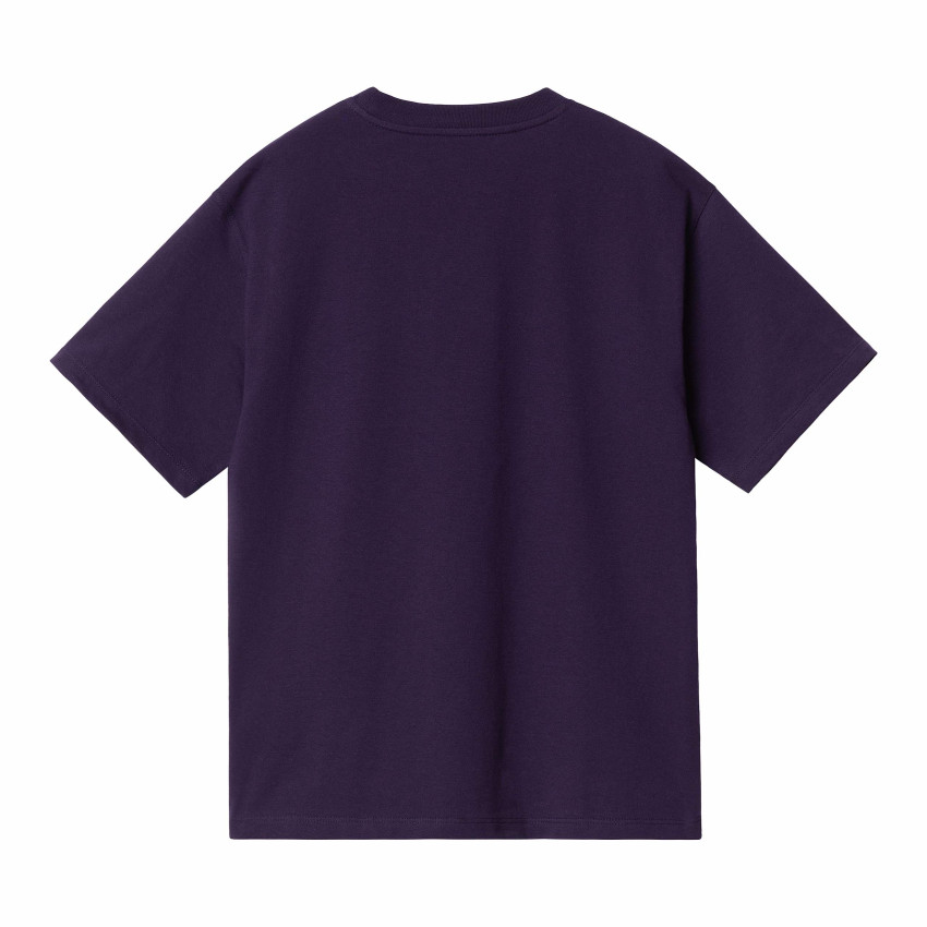 T-Shirt Femme AMERICAN SCRIPT Violet Cloane Vannes Carhartt Wip I032218 1N8